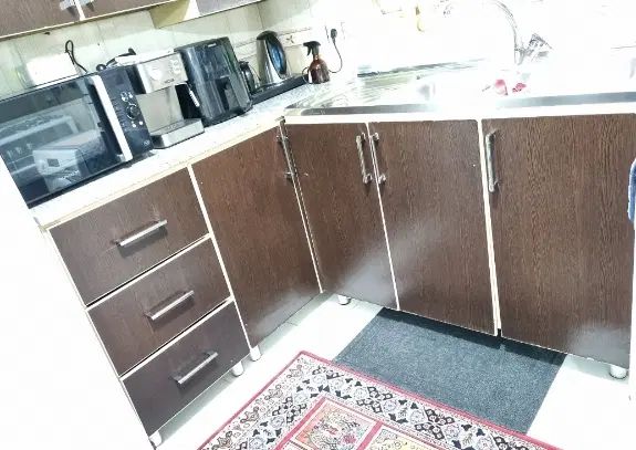 ۷ متر کابینت تمیز و سالم همراه با هود و سینگ|مصالح و تجهیزات ساختمان|سیرجان, |دیوار