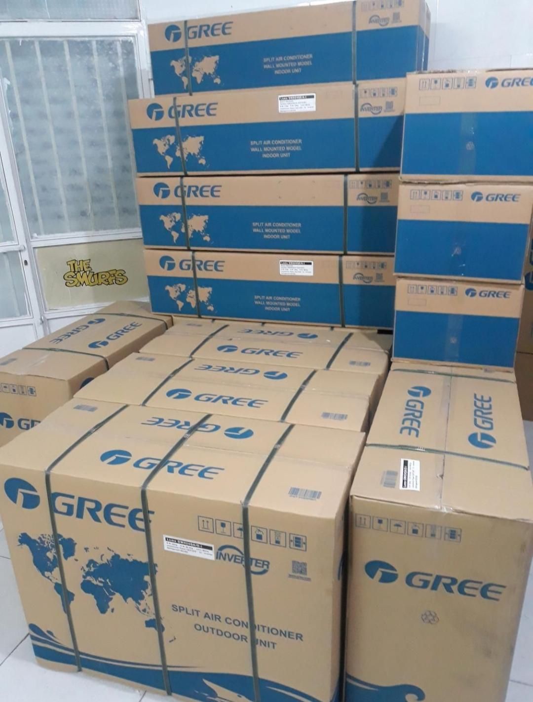 کولر گازی گری GREE ظرفیت 12000 18000 24000|کولر گازی و فن‌کوئل|تهران, زعفرانیه|دیوار