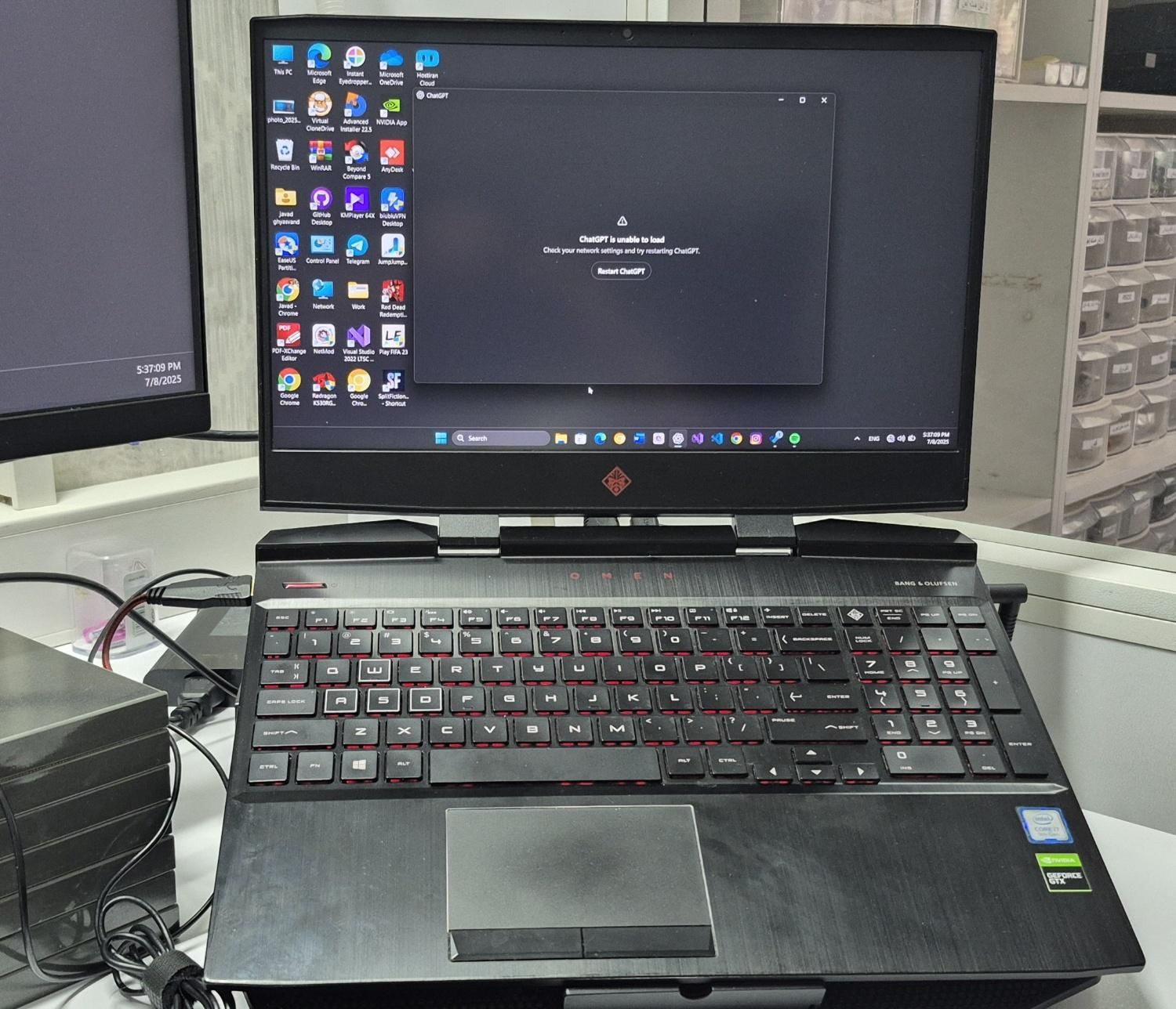 لپ‌تاپ گیمینگ HP Omen15|رایانه همراه|قزوین, |دیوار