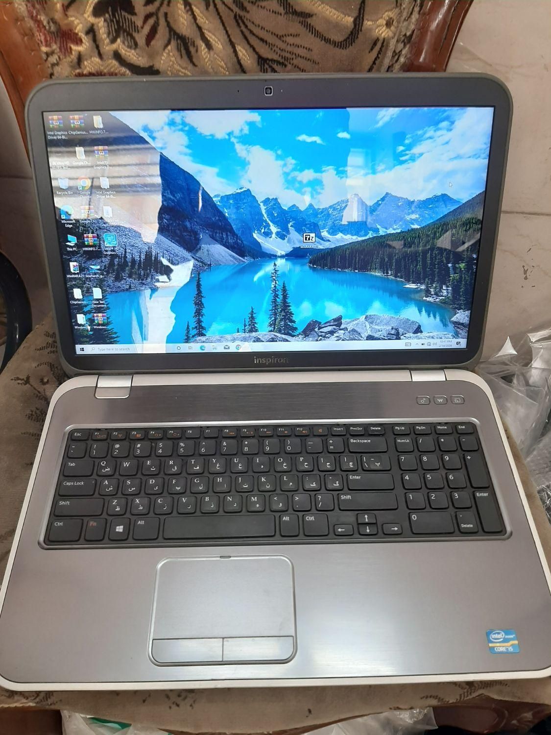 لپ تاپ i5نسل3صفحه17اینچ غول خشگلDell|رایانه همراه|اصفهان, مسجد مصلی|دیوار
