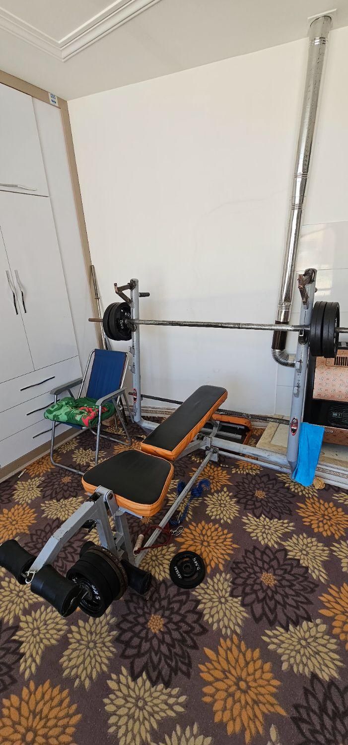 تمام وسایل بدنسازی یک باشگاه خانگی|تجهیزات ورزشی|پیرانشهر, |دیوار