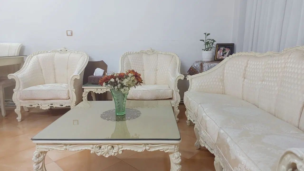 مبل 7 نفره + نهار خوری 8نفره|مبلمان خانگی و میز عسلی|تهران, شهرک یاس|دیوار