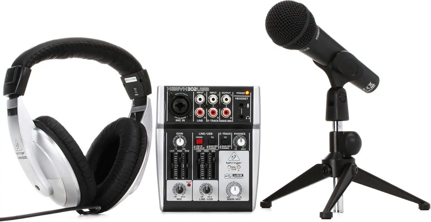 پکیج PODCASTUDIO 2 USB میکروفون کارت صدا|صوتی و تصویری|تهران, ده‌ونک|دیوار