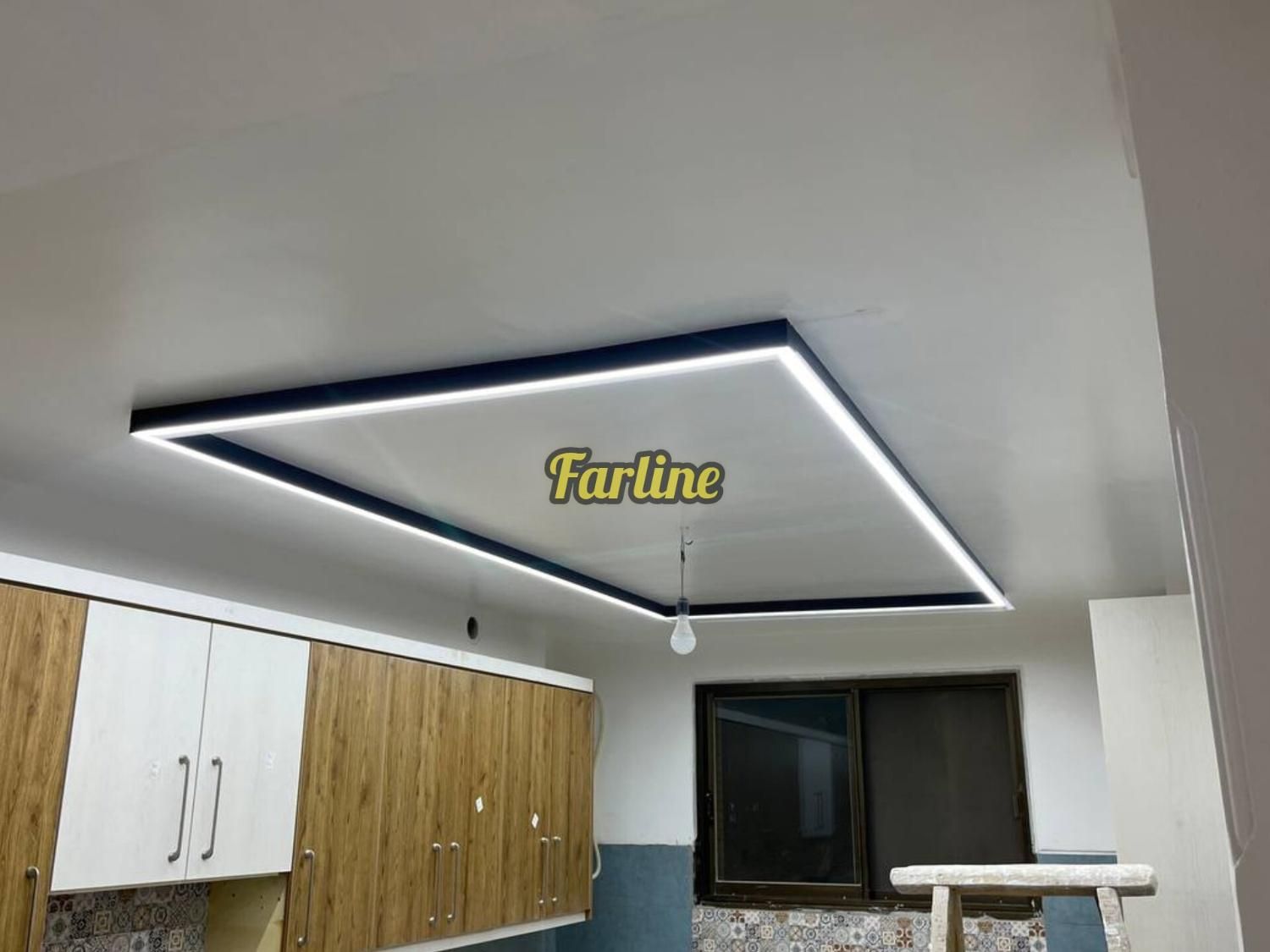 تولید کننده انواع لاین نوری روکار توکار و آویز|لامپ و چراغ|اصفهان, شهرک کاوه|دیوار