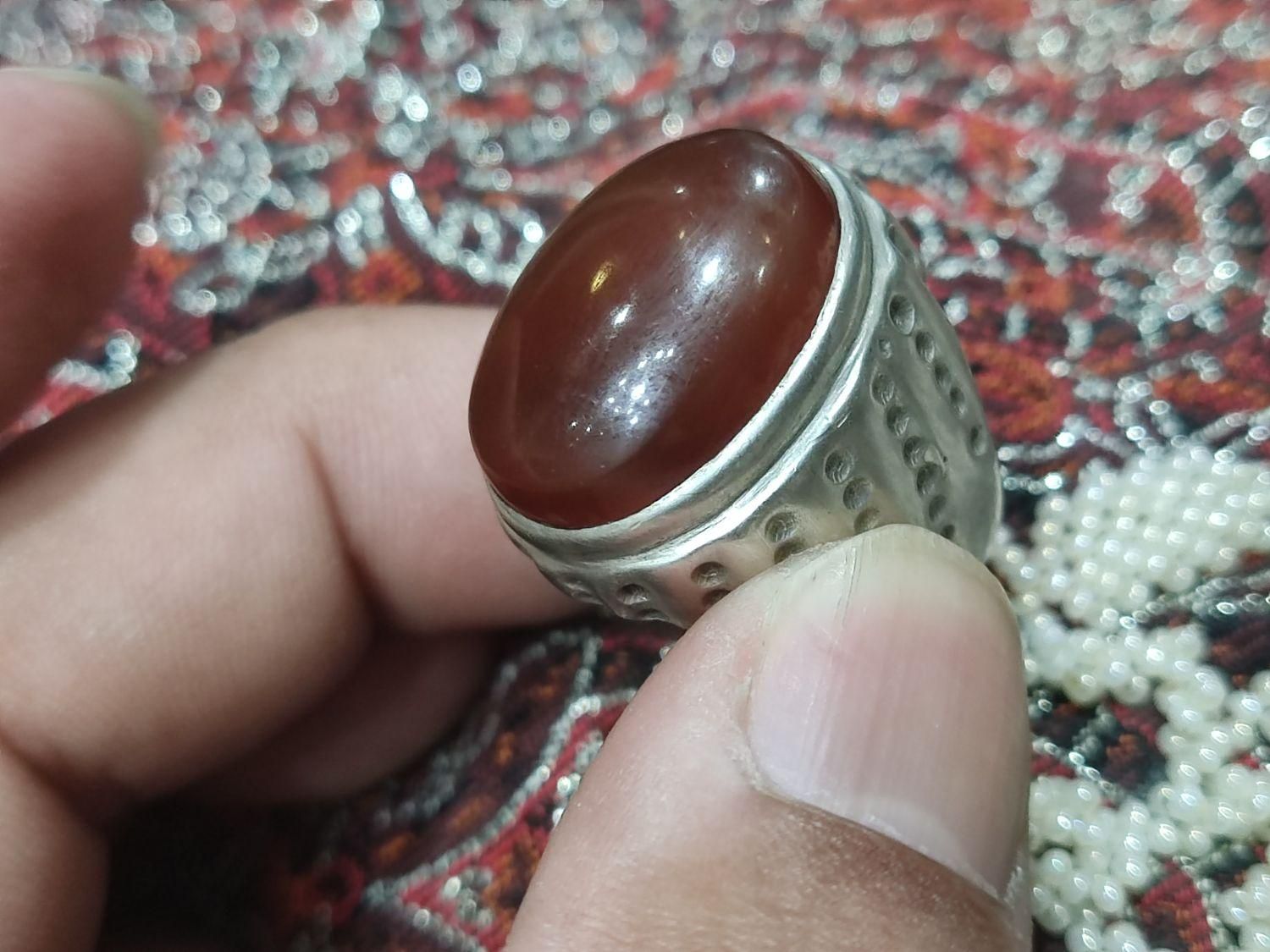 عقیق یمنی کهنه رکاب هفت جوش|بدلیجات|یزد, |دیوار