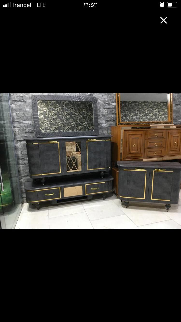 اینه کنسول+میزتلویزیون اونتوس|بوفه، ویترین، کنسول|مشکین‌دشت, |دیوار