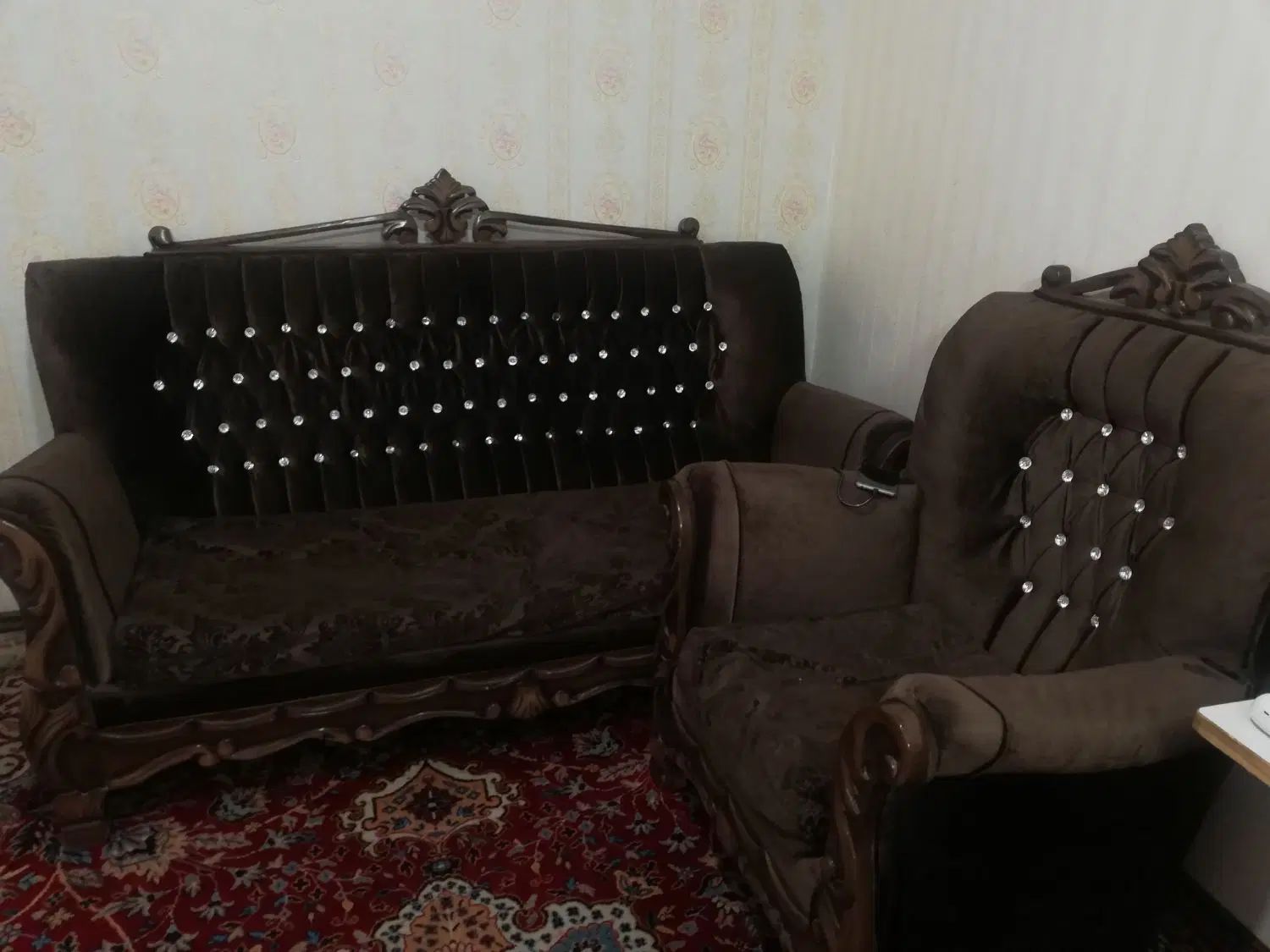 مبلمان هفت نفره|مبلمان خانگی و میز عسلی|مشهد, شهید رضوی|دیوار