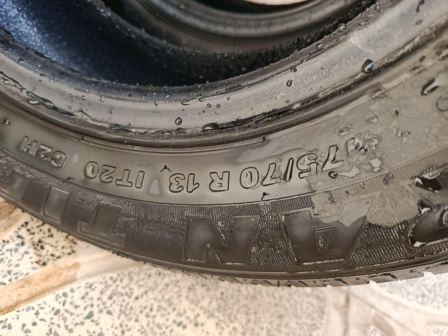 دو حلقه لاستیک ایران تایر R13 170/175|قطعات یدکی و لوازم جانبی|پاکدشت, |دیوار