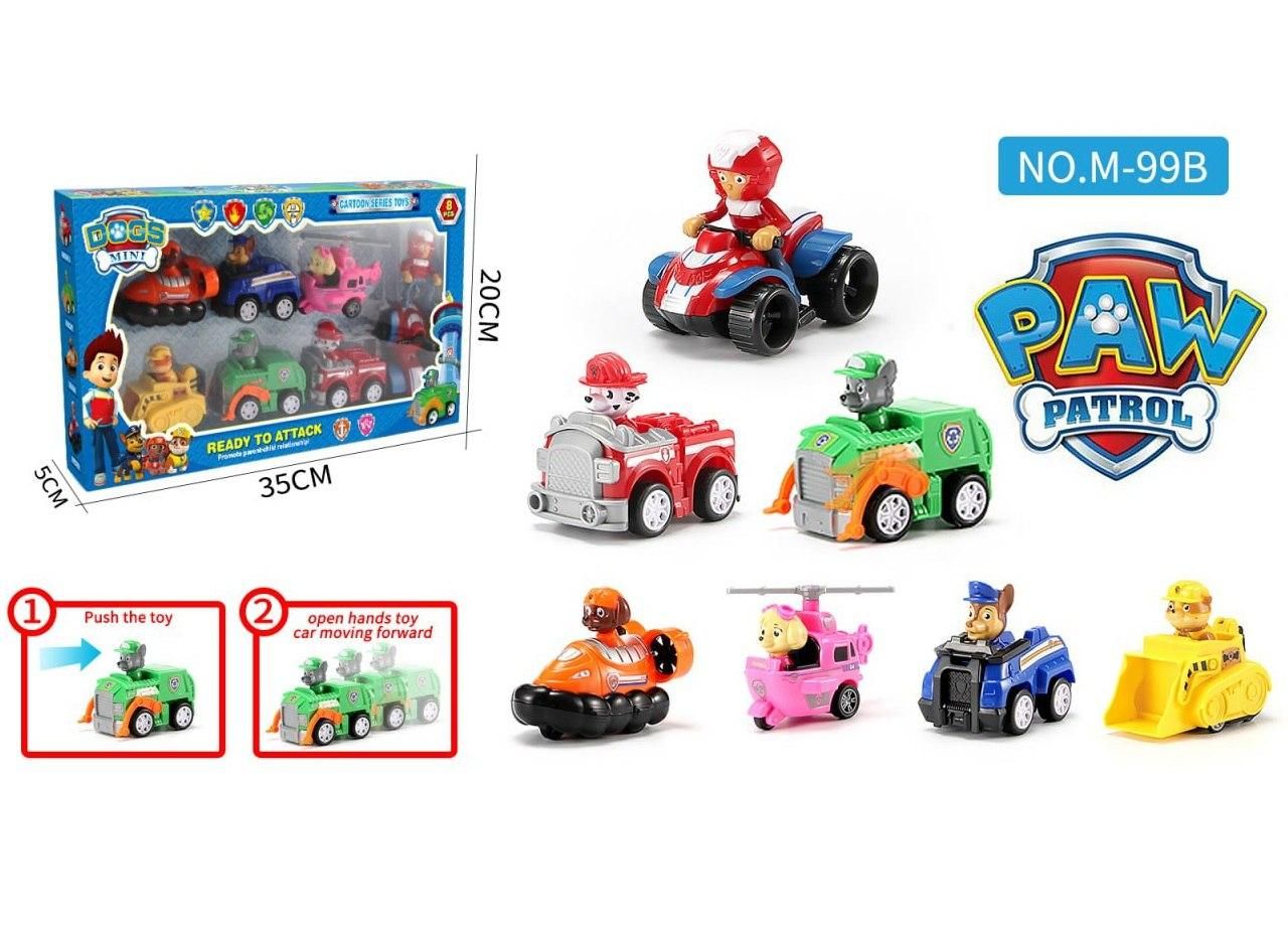 پک 7 تایی ماشین های عقب کش سگ های نگهبان|اسباببازی|تهران, گمرک|دیوار