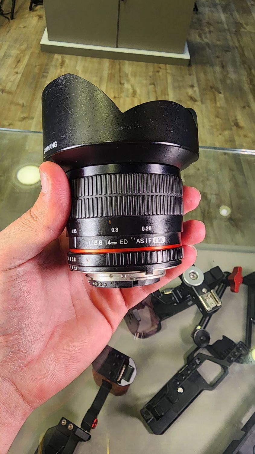 لنز samyang 14mm F2.8 مانت نیکون|دوربین عکاسی و فیلم‌برداری|تهران, فردوسی|دیوار