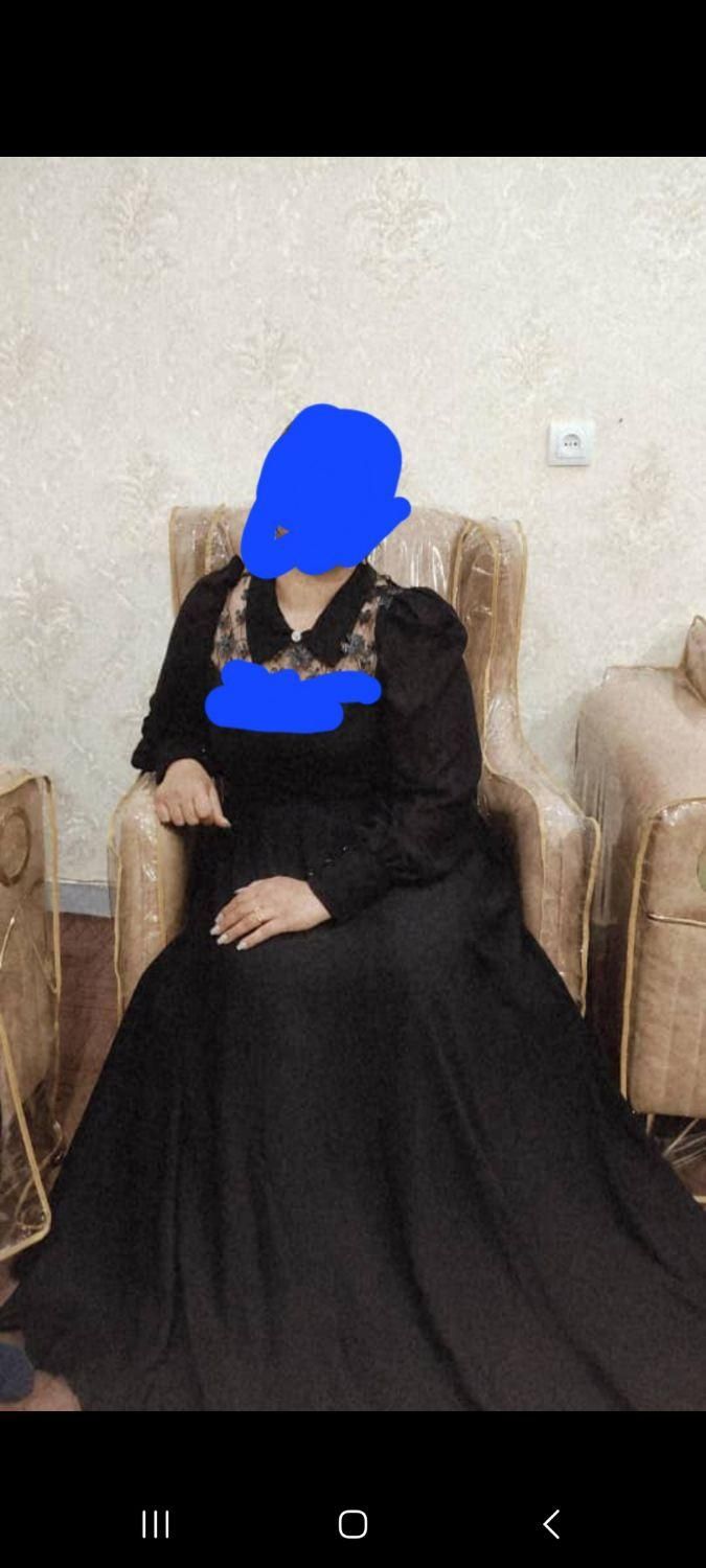 لباس مجلسی تور و حریر همراه با شال ست لباس|لباس|اهواز, کوی مهدیس|دیوار