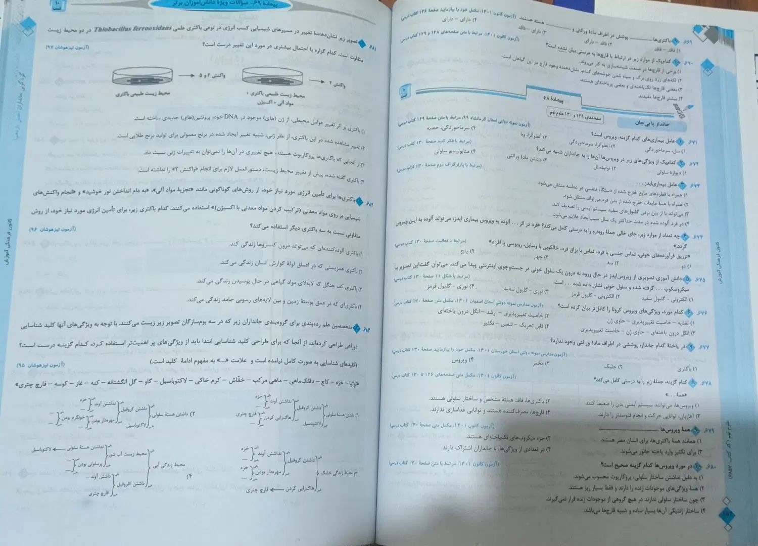 کتاب آبی قلمچی نهم (آزمون تیزهوشان و نمونه دولتی)|کتاب و مجله آموزشی|تهران, شهرک غرب|دیوار