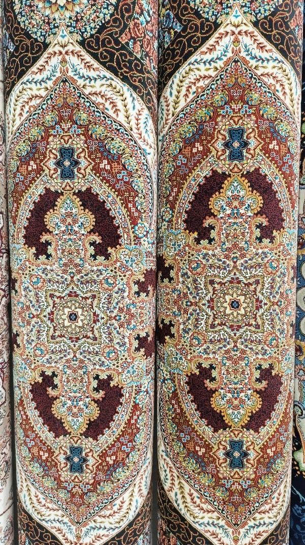 سه تخته فرش 9 متری 700 شانه مشهد اردهال سرمه ای|فرش|اردبیل, |دیوار