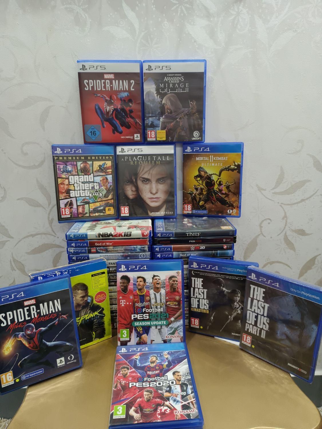 دیسک های PS4.ps5 کرایه،فروش،معاوضه|کنسول، بازی ویدئویی و آنلاین|اهواز, زیتون کارگری|دیوار