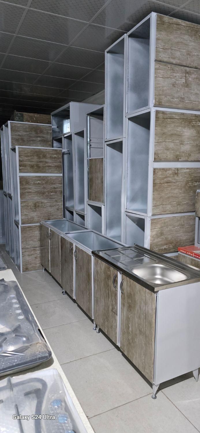 ۳ متر کابینت رنگ کوره  فلزی  نو|مصالح و تجهیزات ساختمان|یزد, |دیوار