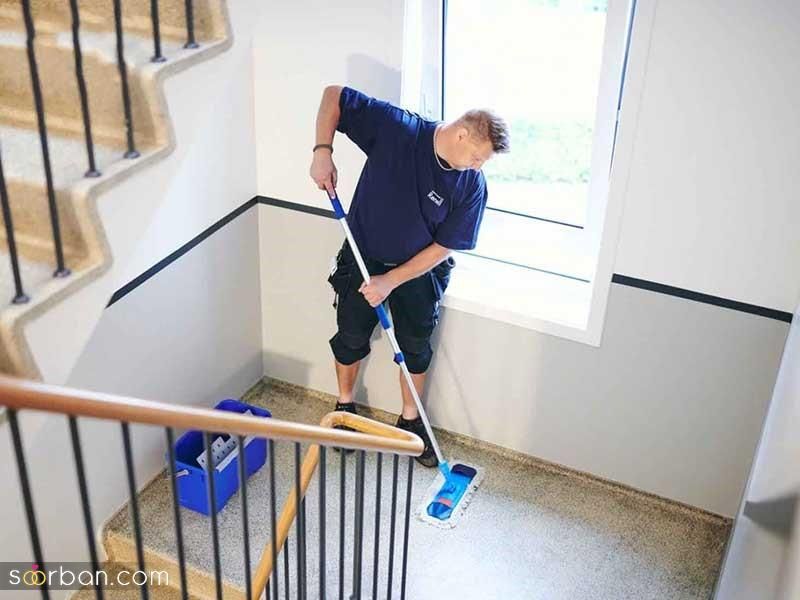 نظافت ساختمان|خدمات نظافت|رشت, امین الضرب|دیوار