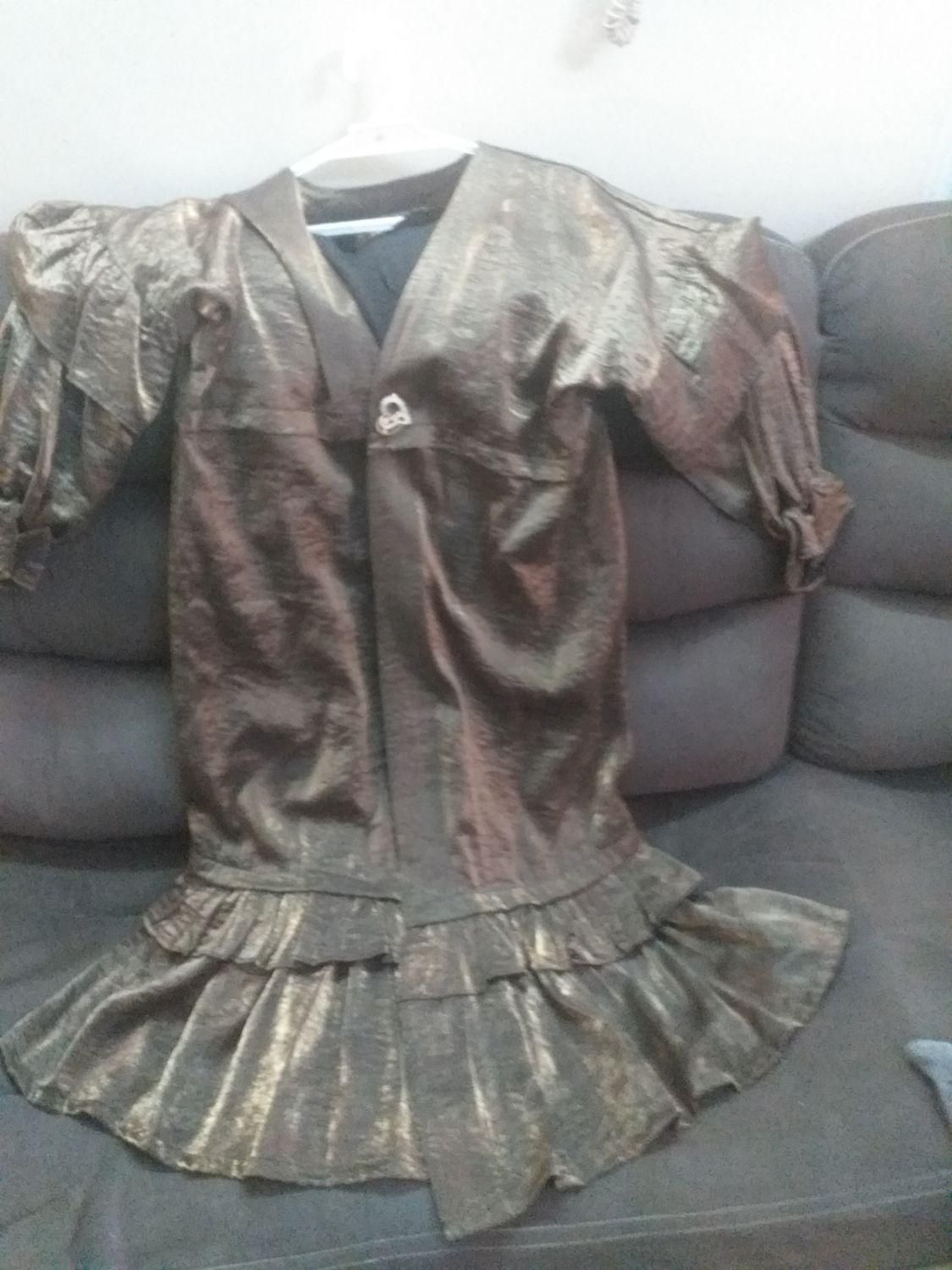 مانتو  مجلسی نو نو ، قهوه ای طلایی|لباس|شیراز, تاچارا|دیوار