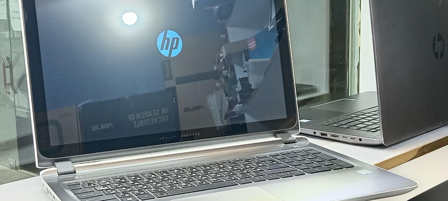 لپتاپ سفید لمسی HP|رایانه همراه|همدان, |دیوار
