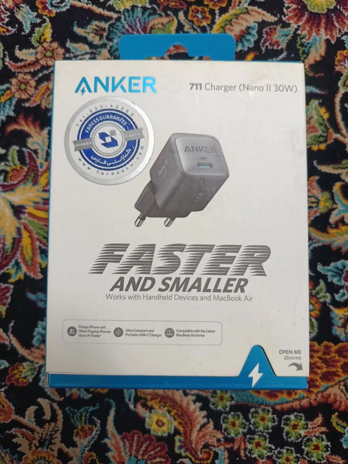 شارژر انکر ۳۰ وات anker 30w ganII|لوازم جانبی موبایل و تبلت|مشهد, پورسینا|دیوار