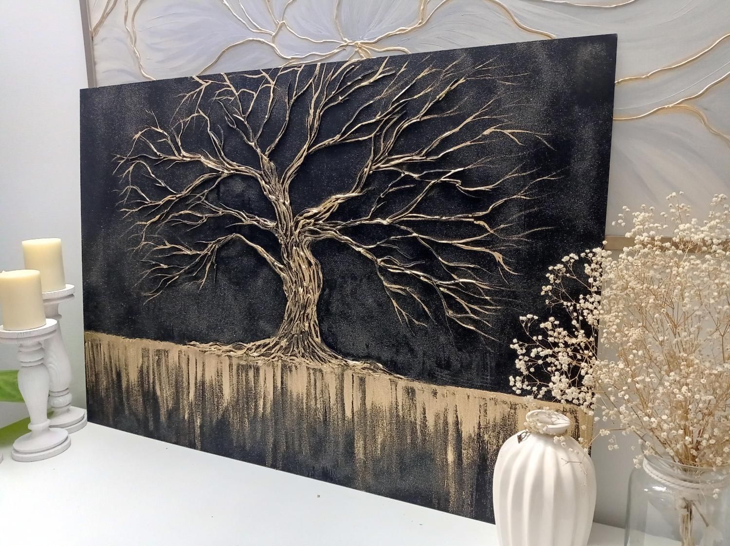 تابلو نقاشی برجسته تکسچر حراج|تابلو، نقاشی، عکس|مشهد, کوشش|دیوار