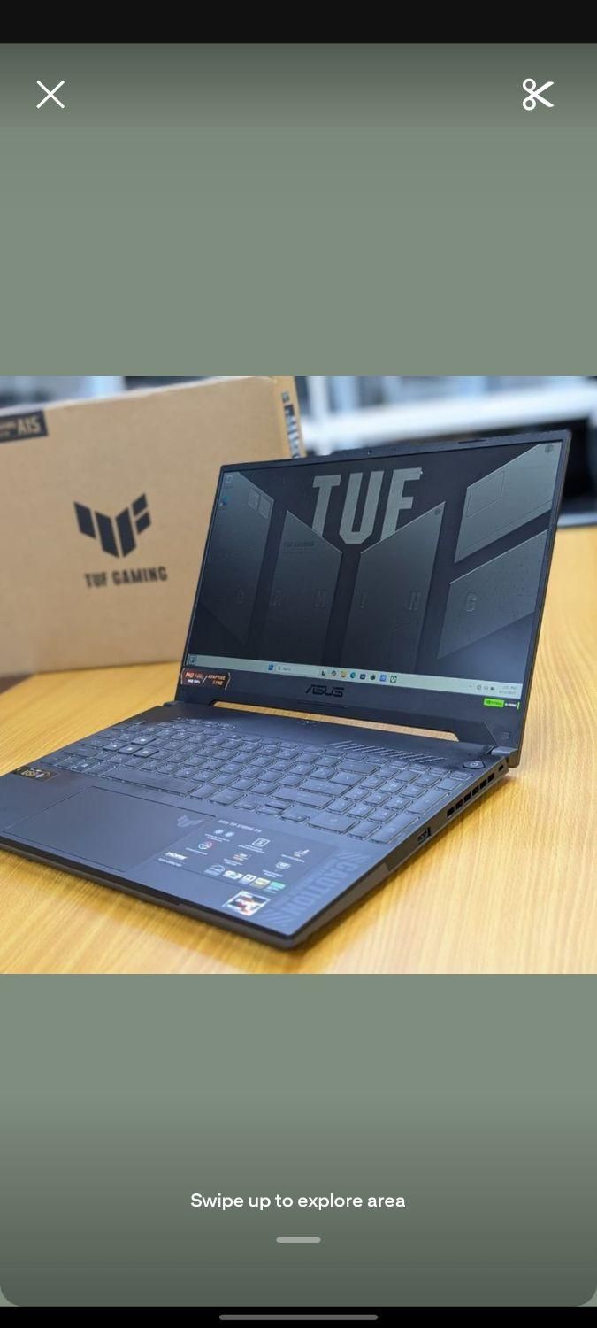 Tuf gaming A15 نقره ی مشکی|رایانه همراه|اصفهان, مفتح|دیوار