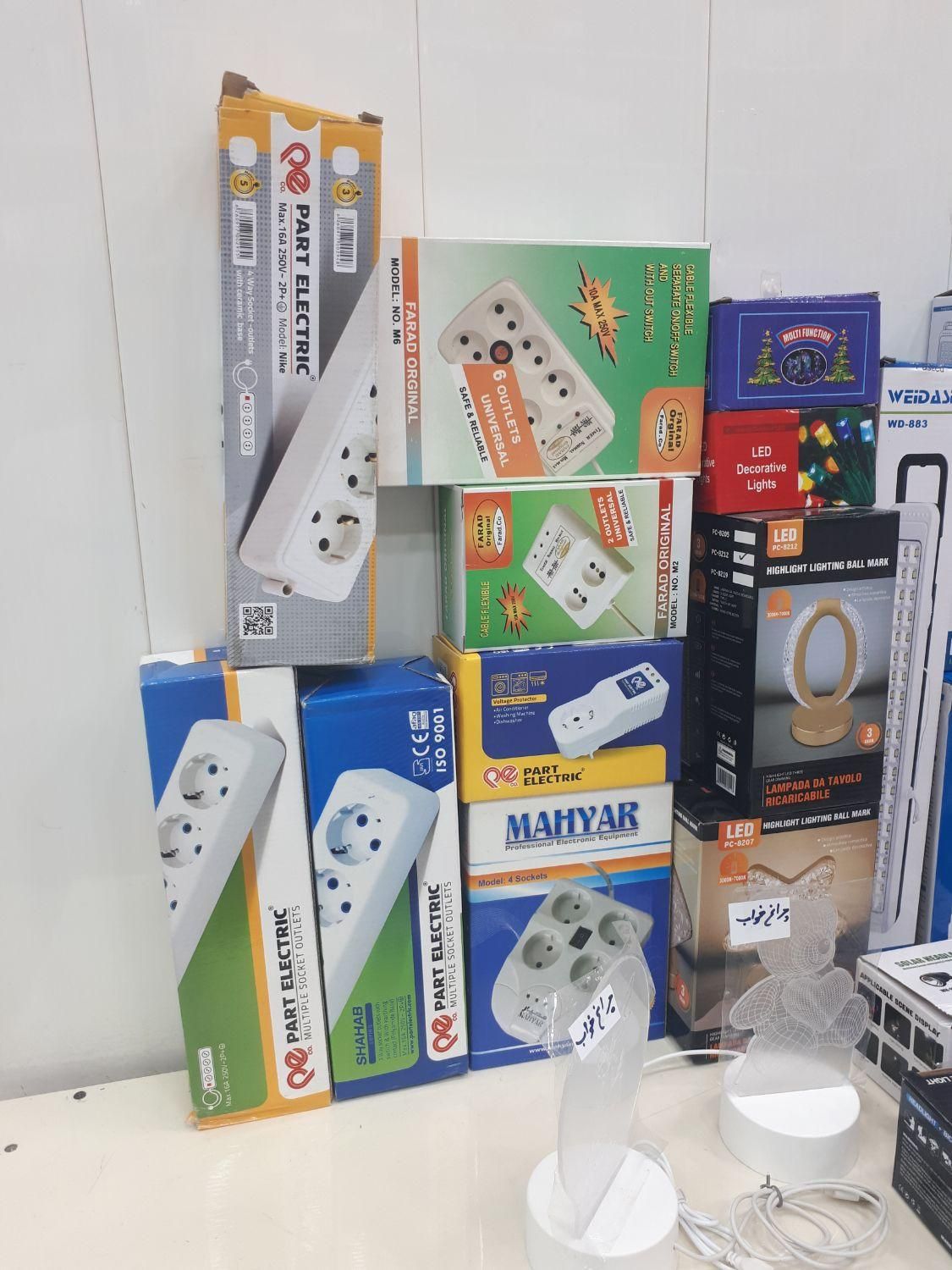 چراغ و LED روشنایی و محافظ و سه راهی برق|ریسه و چراغ تزئینی|خرمآباد, |دیوار