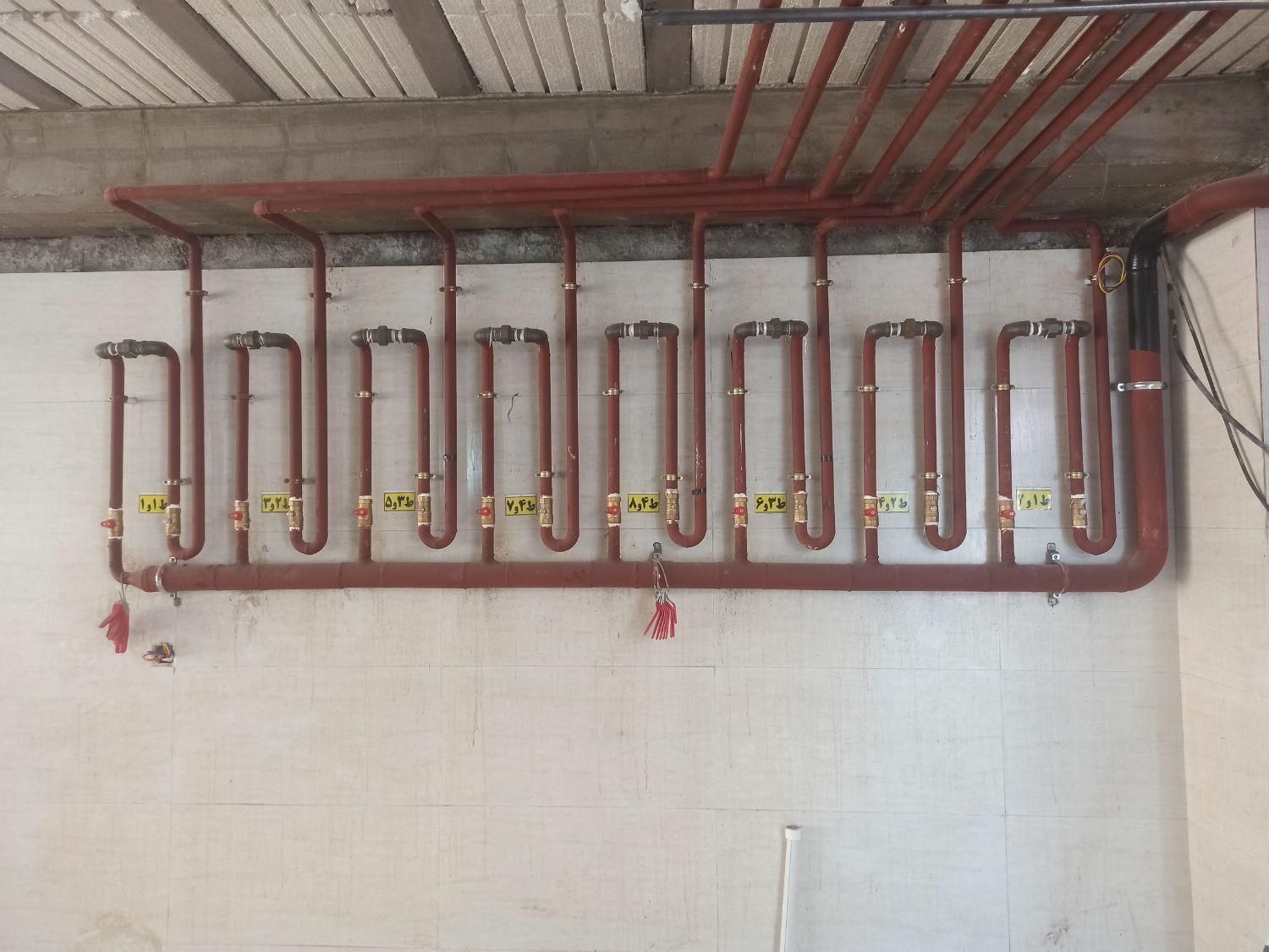 خدمات لولهکشی گاز و آتشنشانی|خدمات پیشه و مهارت|رشت, صفاری|دیوار