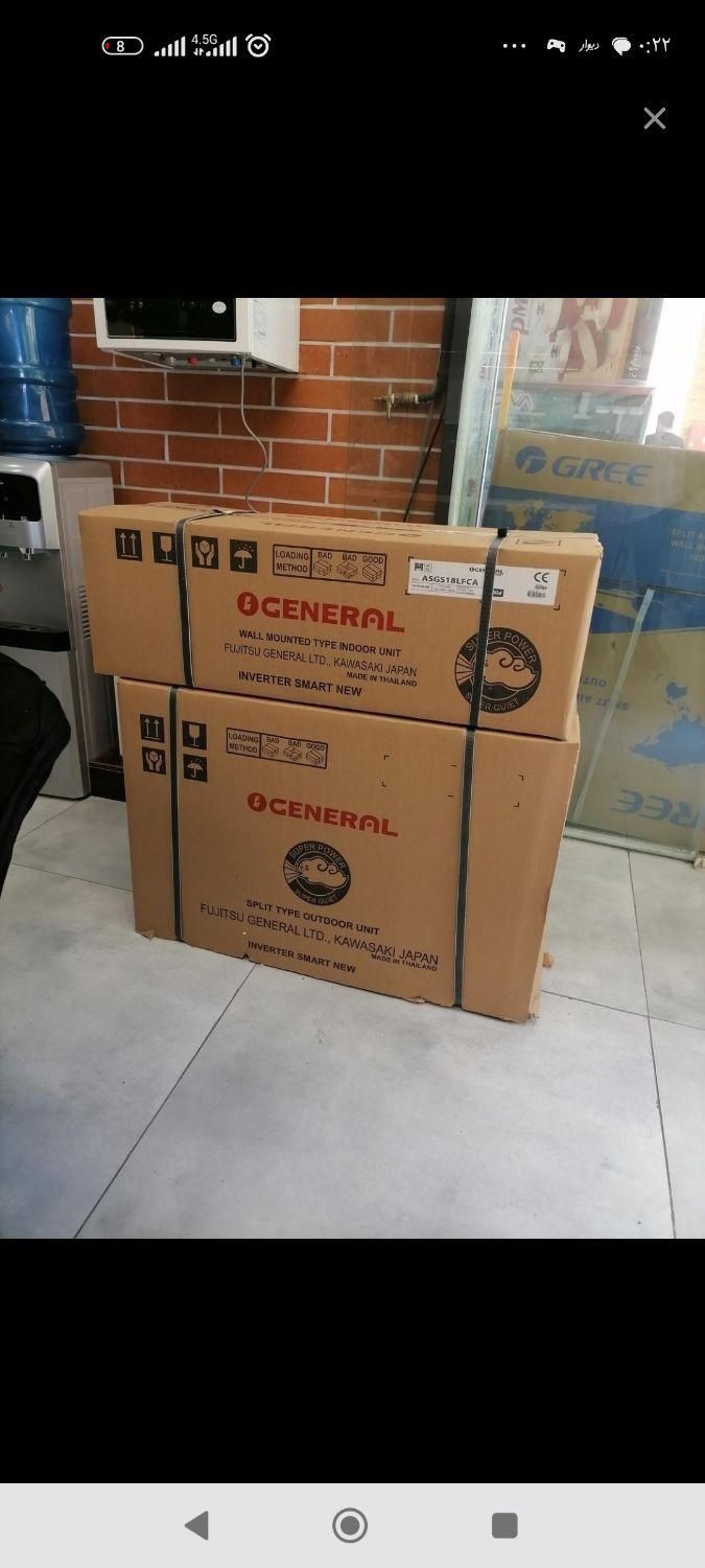 ۲۴۰۰۰هزار اجنرال مدل LFCA اینورتر|کولر گازی و فن‌کوئل|تهران, آبشار|دیوار