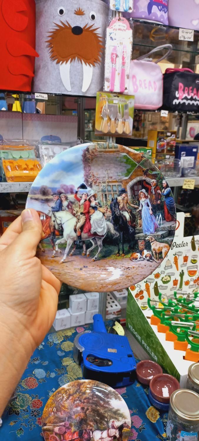 بشقاب دیوارکوب قطر ۱۶ سانت طرح ایتالیا(گالری شیوا)|تابلو، نقاشی، عکس|مشهد, کوه سنگی|دیوار