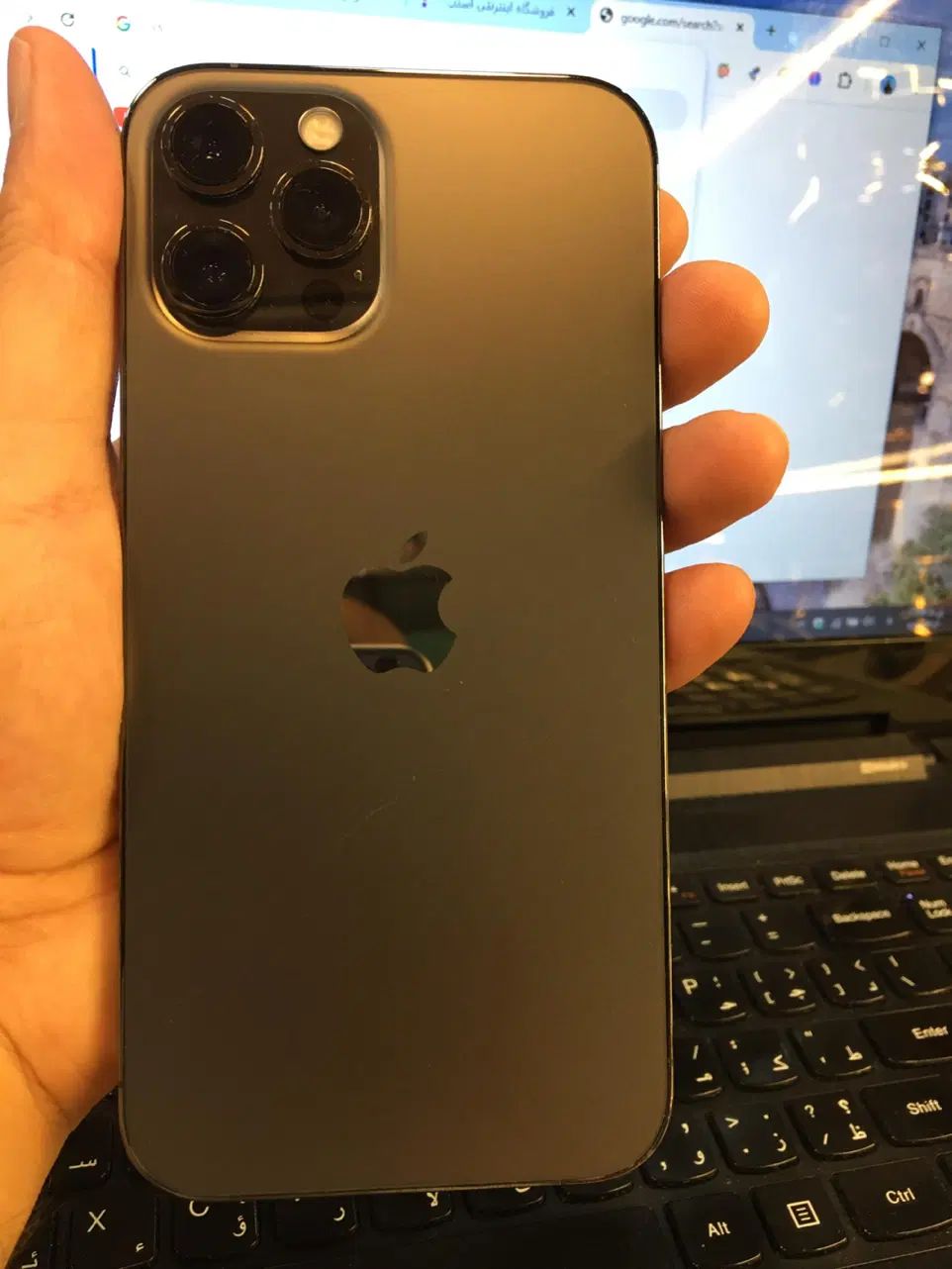 iPhone 12 Pro Max گرافیت 256GB|موبایل|تهران, شوش (باغ آذری)|دیوار