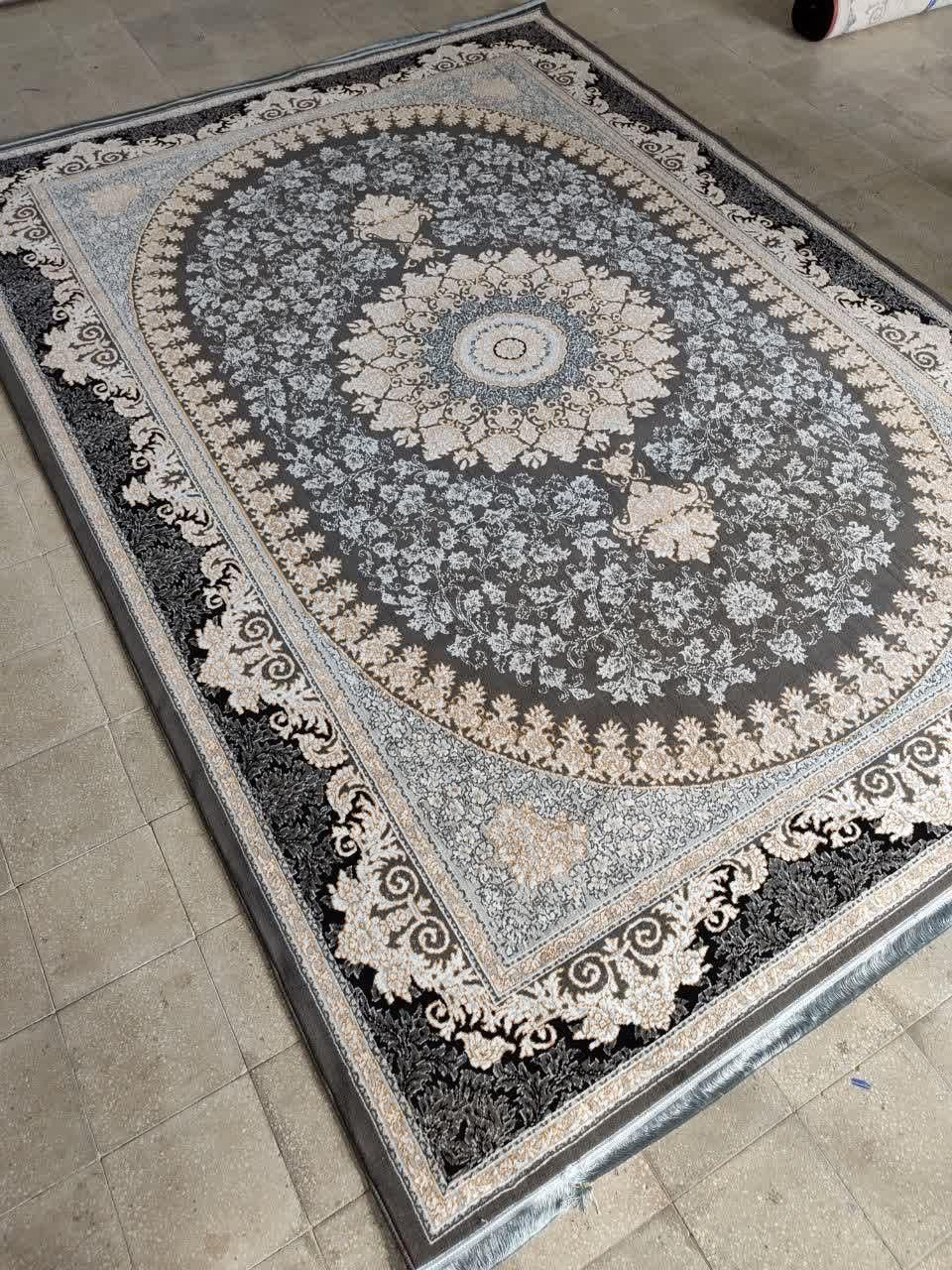 فرش نقشه پرفروش ماهیسان ۱۲ - ۹ - ۶ متری نو|فرش|دهلران, |دیوار