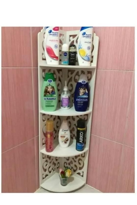 شلف ۴ طبقه سفید|کتابخانه، شلف، قفسه‌های دیواری|کنگاور, |دیوار