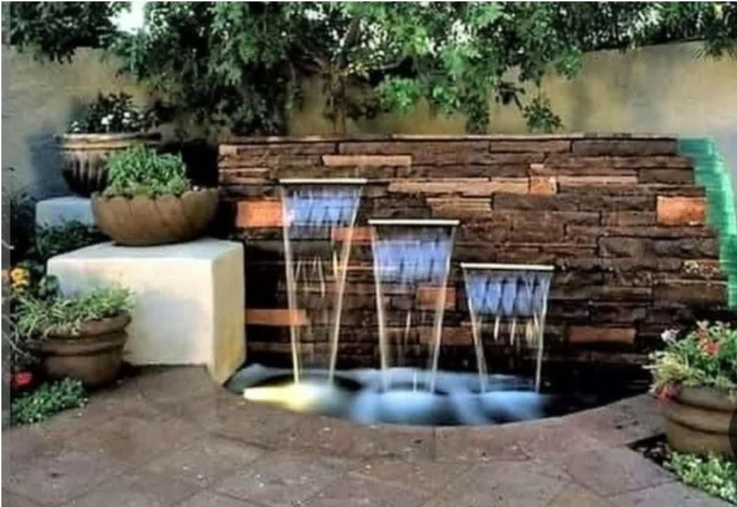 حوضو آبنما و آبشار های صخره ایی|مصالح و تجهیزات ساختمان|یزد, |دیوار