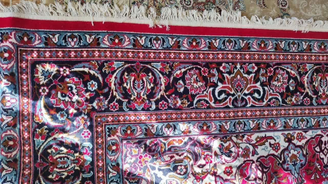 فرش ماشینی 12متری شسته شده وتمیز|فرش|اصفهان, بوستان آینه خانه|دیوار