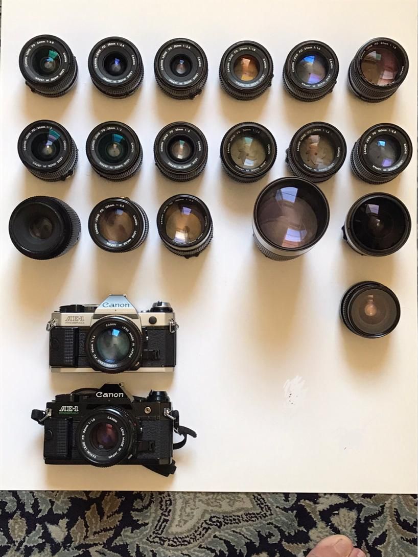 دوربین عکاسی آنالوگ کانن Canon AE-1 PROGRAM 50/1.8|دوربین عکاسی و فیلم‌برداری|تهران, سهروردی|دیوار