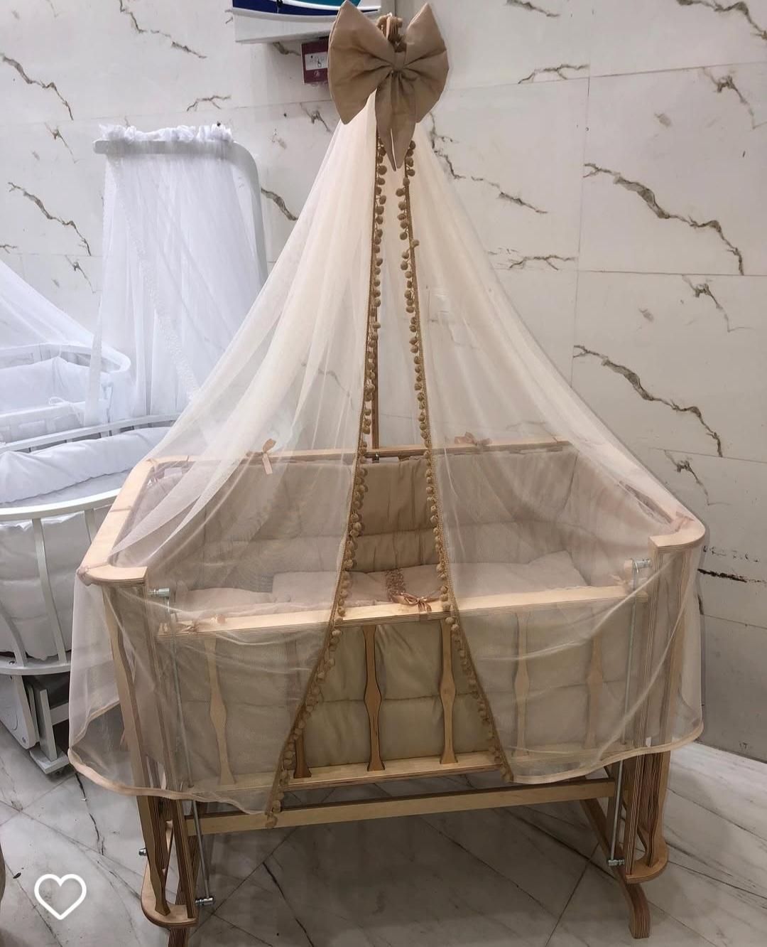 گهواره و تخت کنار مادر فرشته|اسباب و اثاث بچه|قزوین, |دیوار