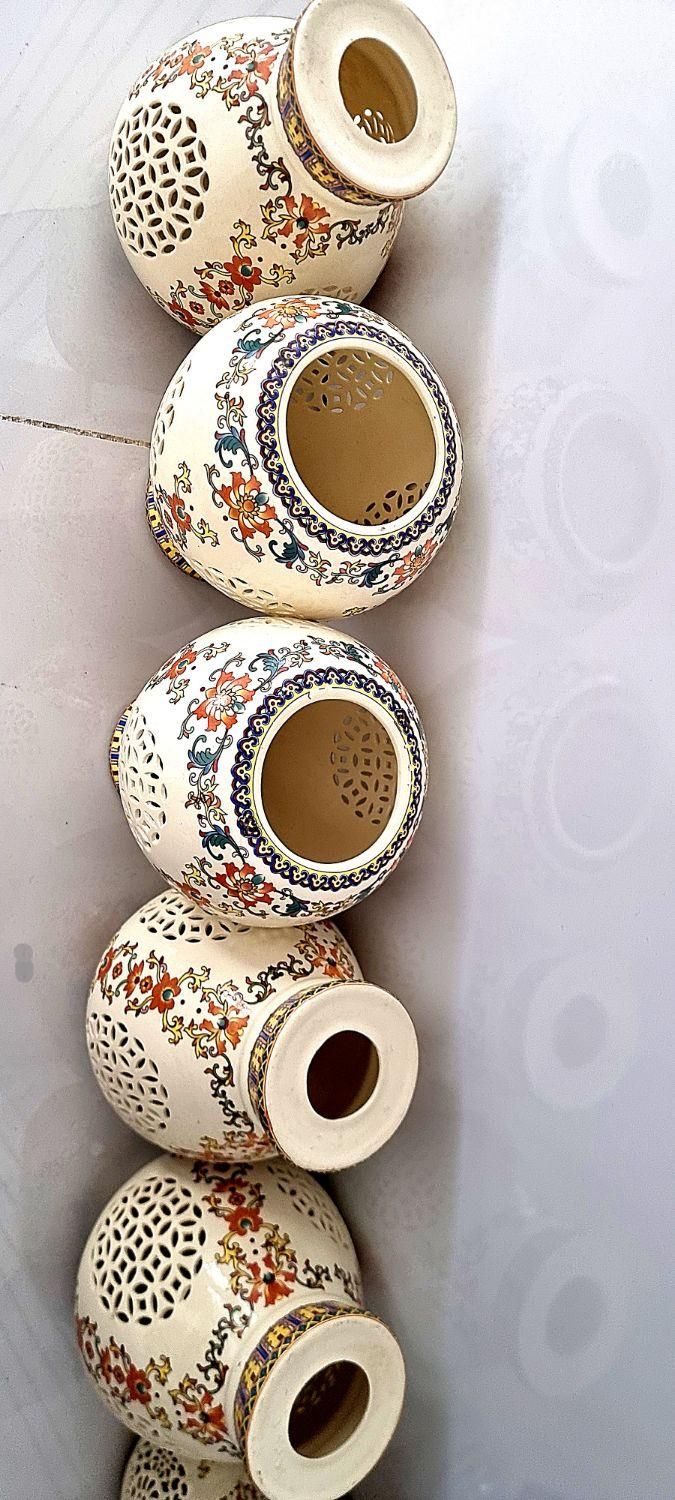 ۲ لوستر دیواری ۵ حباب فانوسی ۳ لوستر چوبی...|لوستر و چراغ آویز|شیراز, لاله|دیوار