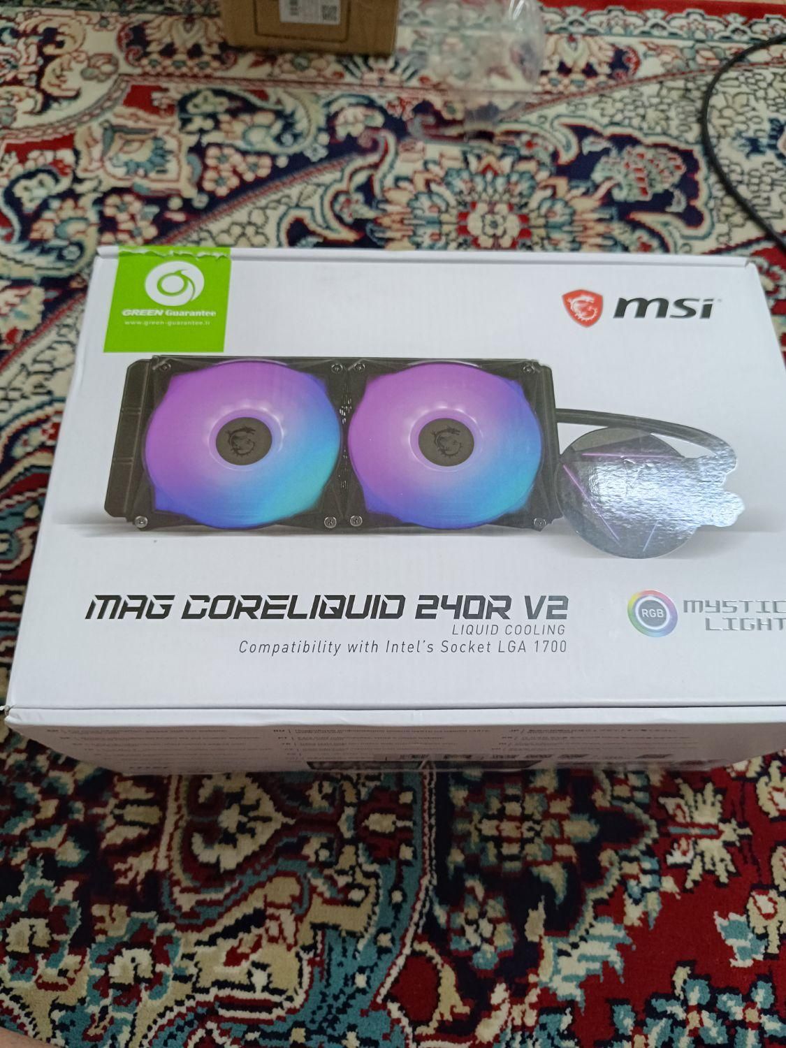 خنک کننده مایع Msi 240R V2|قطعات و لوازم جانبی رایانه|مشهد, دانشگاه فردوسی|دیوار