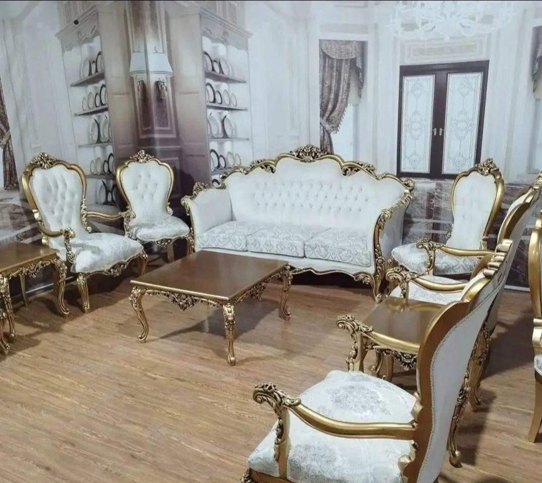 مبل آراد مدل سلطنتی استیل ورق طلا|مبلمان خانگی و میز عسلی|تهران, یافت آباد جنوبی|دیوار