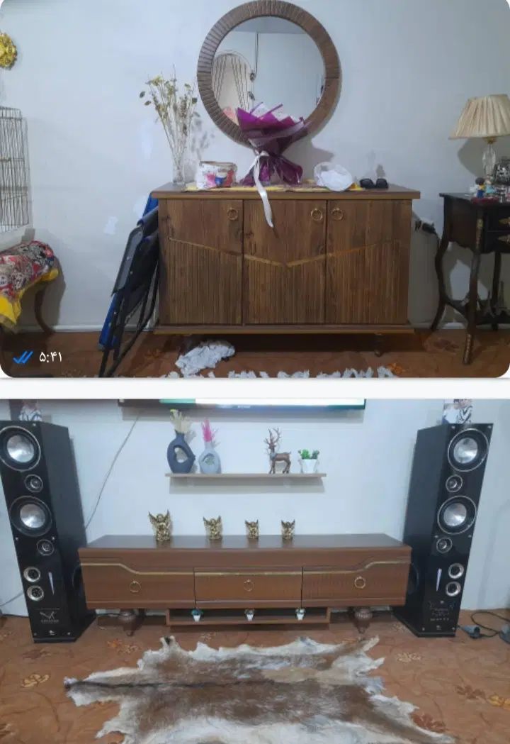 اینه کنسول وجاکفشی ومیزtv180سانت|بوفه، ویترین، کنسول|تهران, قاسم‌آباد|دیوار