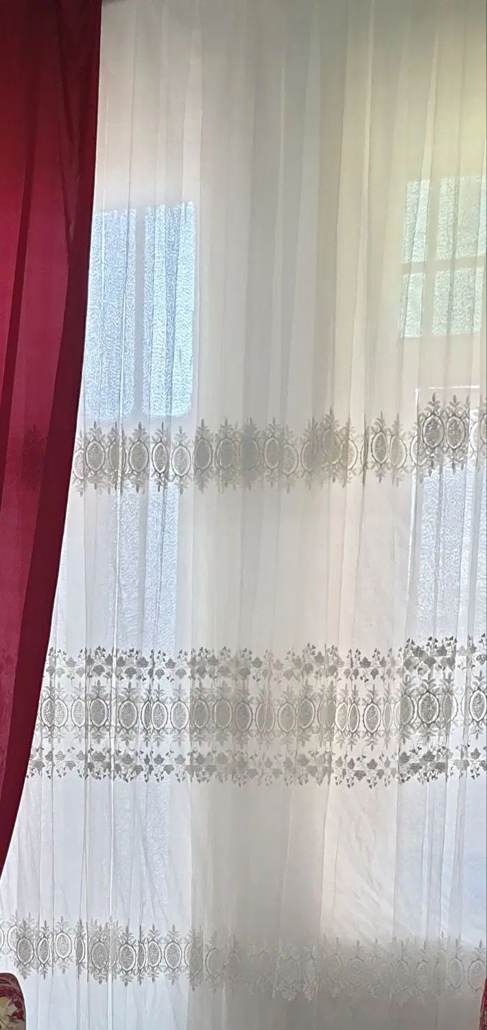 پرده تور ترک وشال شاین.وبقیه وسایل زیر قیمت|حراج|کرمانشاه, |دیوار