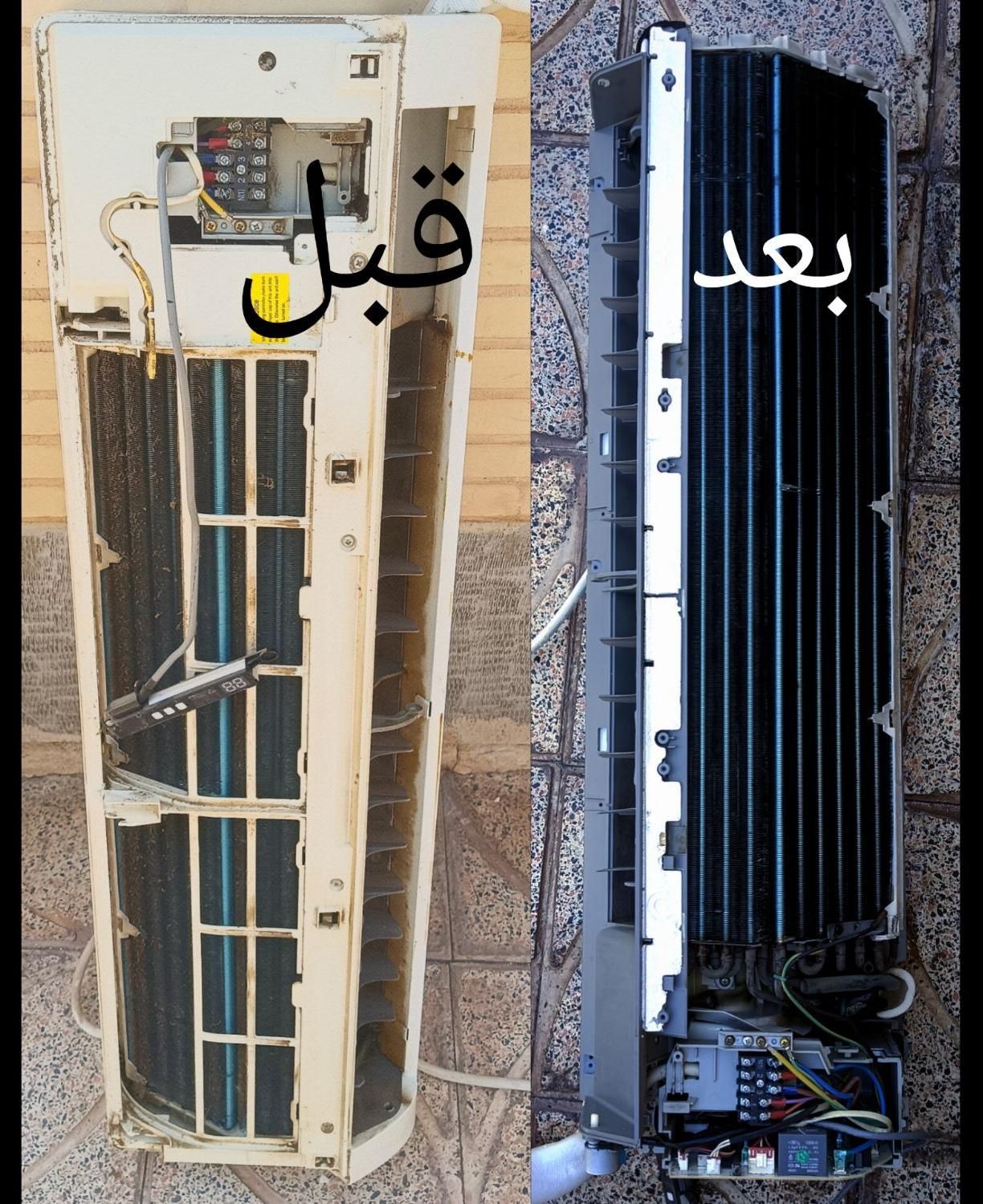 نصب اسپیلت سرویس صفر تا صد شارژ گاز r22 410و...|خدمات پیشه و مهارت|بم, |دیوار