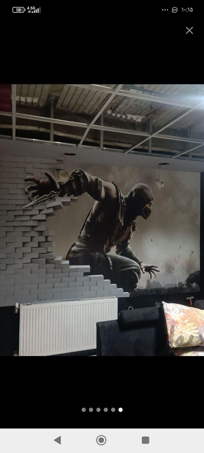 نصب کاغذ پارکت قرنیز|خدمات پیشه و مهارت|کیش, |دیوار