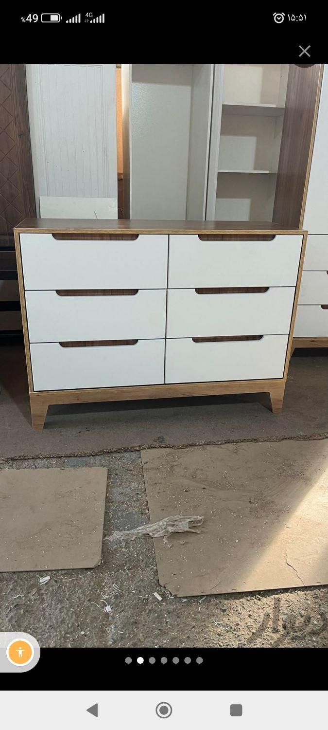 دراور 5کشو طرح دار ایلیا|جاکفشی، کمد، دراور|محمدیه-قزوین, |دیوار