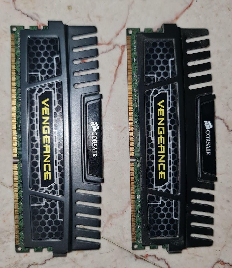 RAM Corsair Vengeance DDR3 8Gb (2x4Gb) 1600Mhz|قطعات و لوازم جانبی رایانه|تهران, دریان‌نو|دیوار