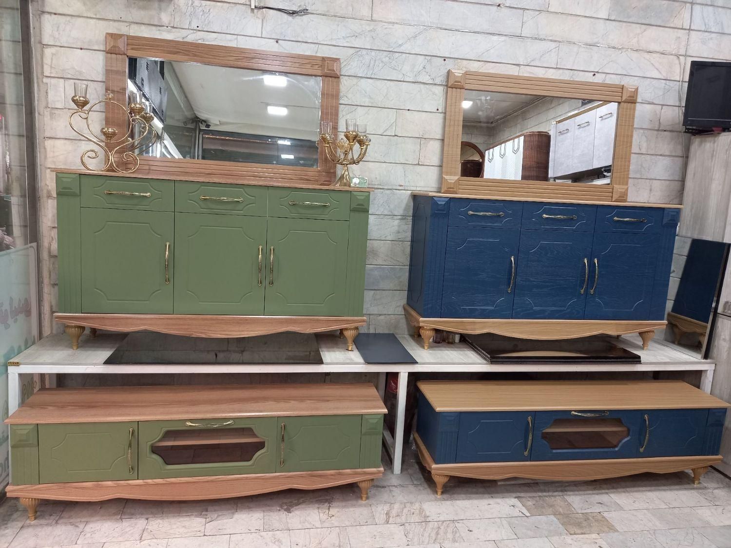 آینه کنسول اهورا|بوفه، ویترین، کنسول|مشکین‌دشت, |دیوار