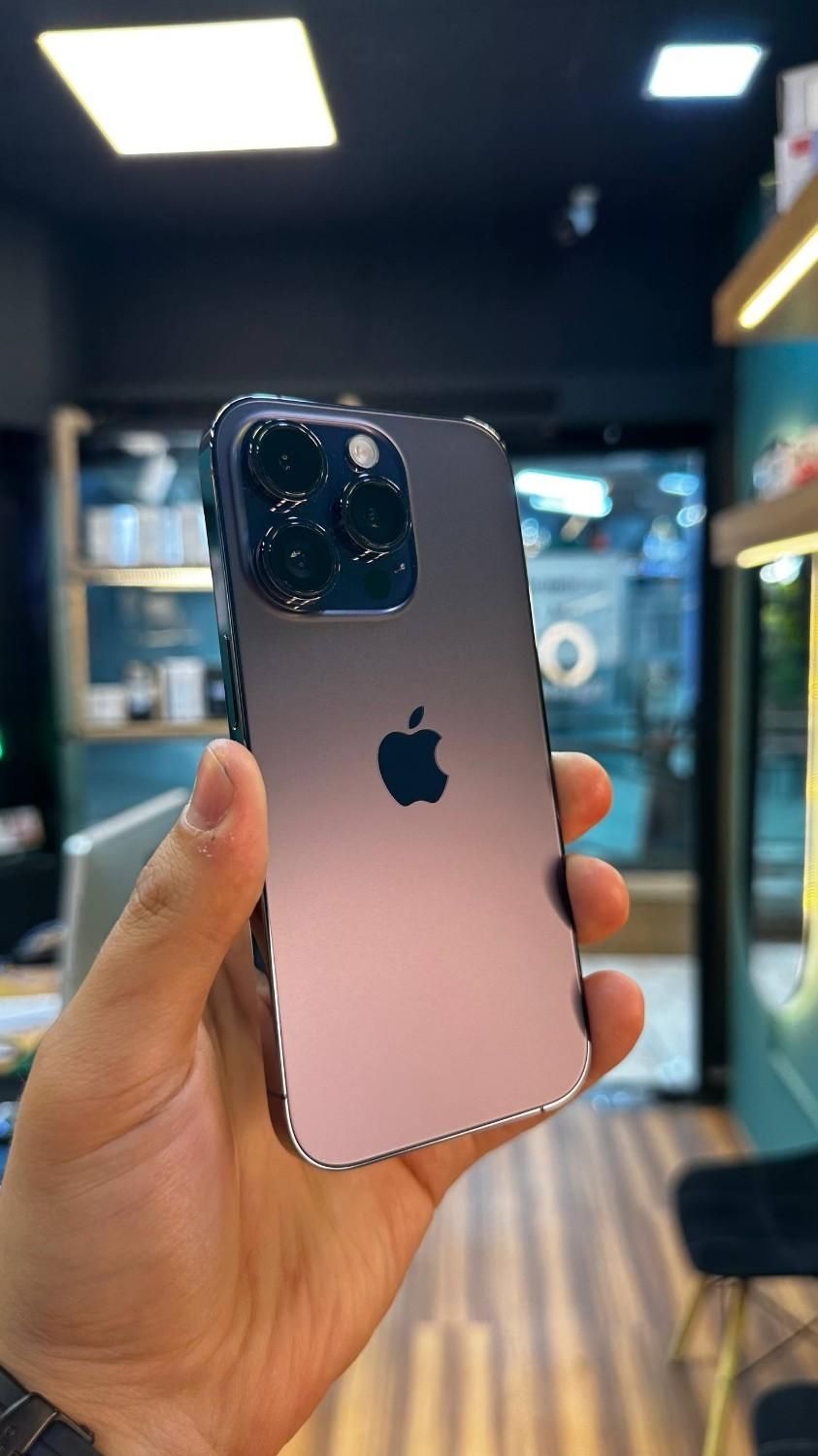 اپل آیفون 14Pro رنگ بنفش باتری 100% 256 گیگ 2 سیم|موبایل|رشت, بلوار گیلان|دیوار