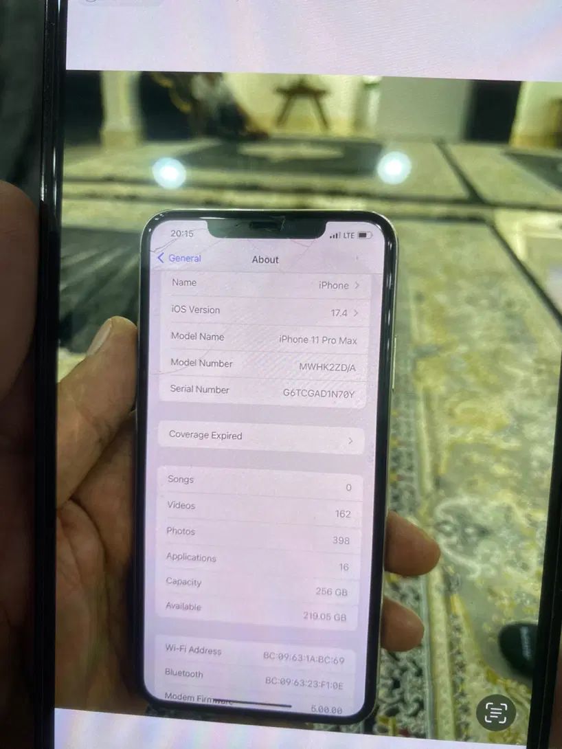 اپل iPhone 11 Pro Max با حافظهٔ ۲۵۶ گیگابایت|موبایل|ارومیه, |دیوار