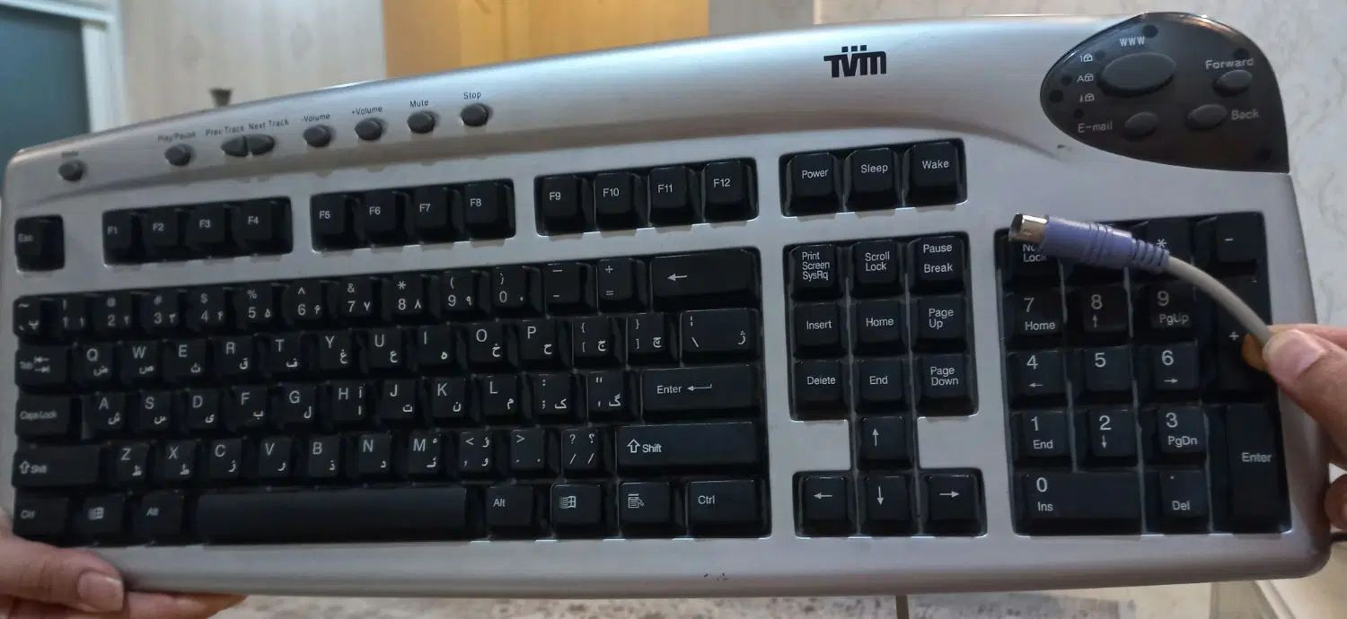 کیبورد ps2 مارک TVM|قطعات و لوازم جانبی رایانه|تهران, فدک|دیوار