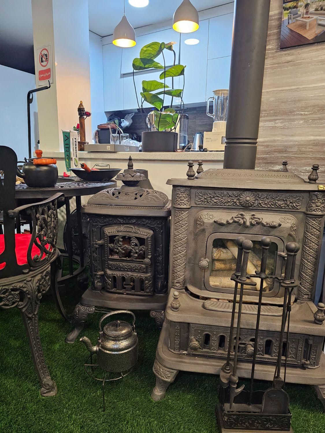 بخاری هیزمی گازی چدنی شومینه چوب سوز S101|بخاری، هیتر، شومینه|کرج, فاز ۱ مهرشهر|دیوار